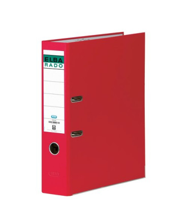 ARCHIVADOR ELBA PVC RADO CHIC Fº 80 ROJO