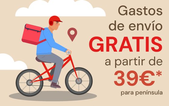 Envío gratis península a partir de 39€